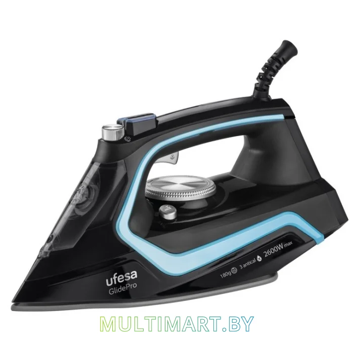 Утюг Ufesa GlidePro PV2600 (черный/голубой)